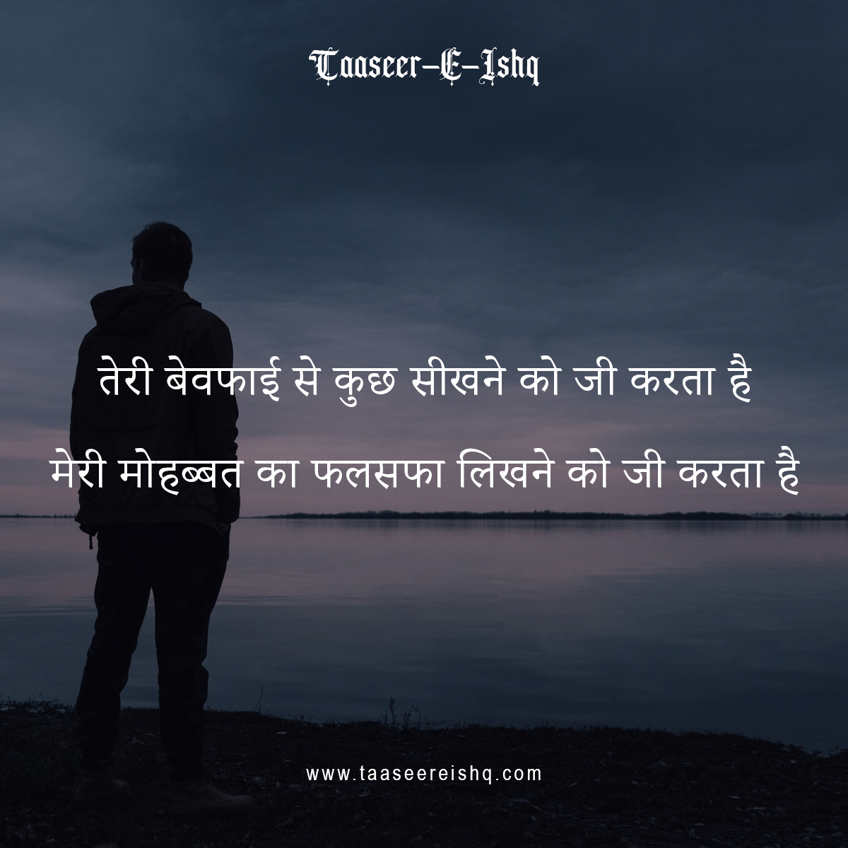 Teri Bewafai Se Kuch - 2 Line Hindi Shayari Poetry